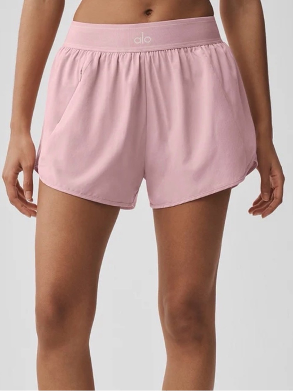 Ali Yoga Match Point Short in Vintage Pink